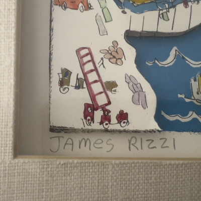 James Rizzi - The Brooklyn Bridge