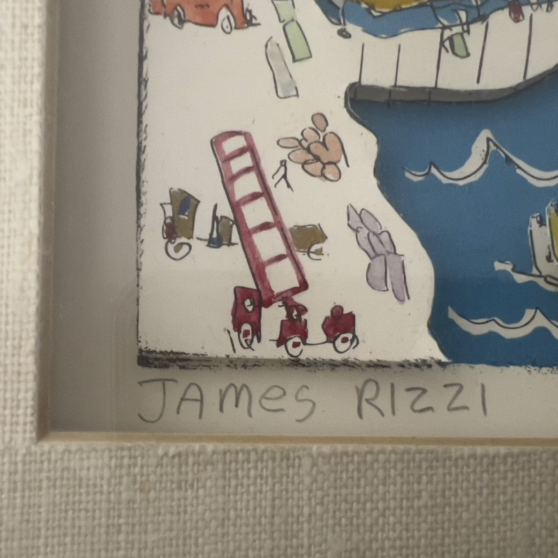 James Rizzi - The Brooklyn Bridge