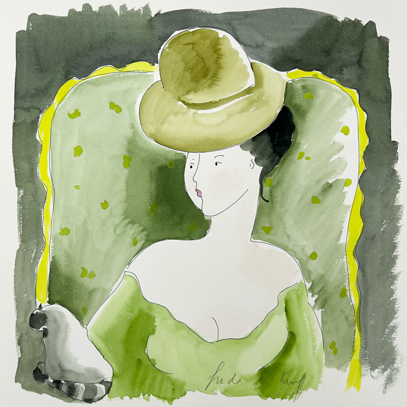 Linda Le Kinff - Lady in Green