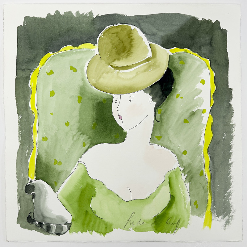 Linda Le Kinff - Lady in Green