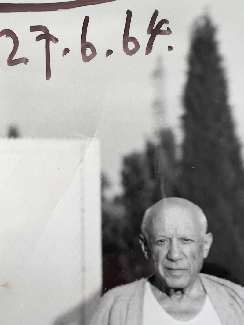 Signed Portrait of Pablo Picasso