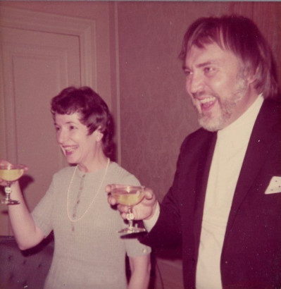 Dorothy and Eugene Prakapas, Prakapas Gallery, 1970s.