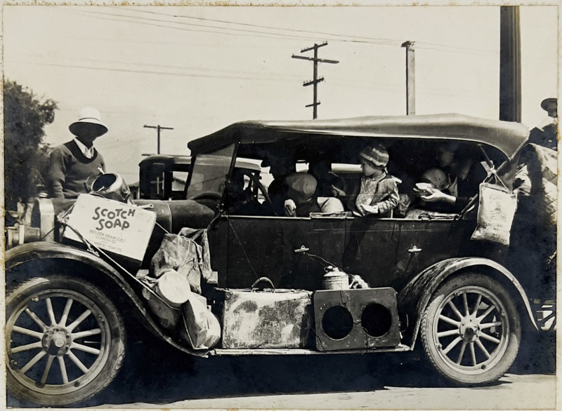 Dorothea Lange - Oklahoma Dust Bowl Refugees in San Fernando, California
