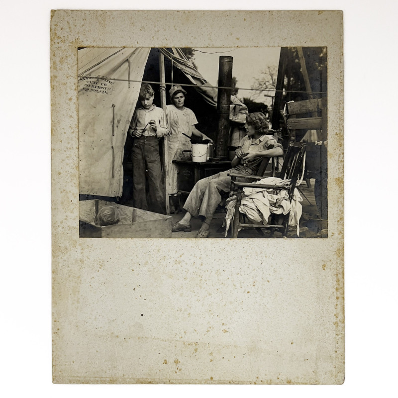 Dorothea Lange - Drought Refugees from Texas Encamped in California