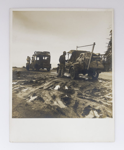 Image for Lot Dorothea Lange - One Migrant Family Hauls the Broken-Down Car of Another to the Fields of Nipomo