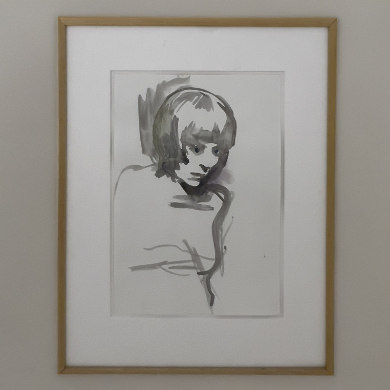 Dirk Bell - Untitled (Blue Eyes)