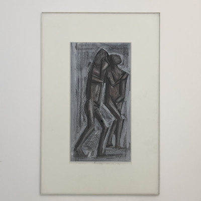 Image for Lot Michael Hurson - Study for Adam and Eve