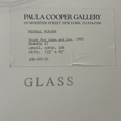 Michael Hurson - Study for Adam and Eve