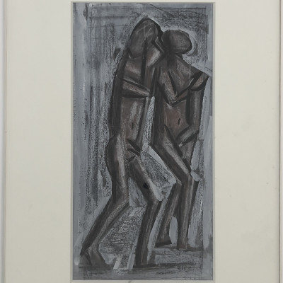 Michael Hurson - Study for Adam and Eve