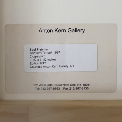 Saul Fletcher - Untitled (Tattoo)