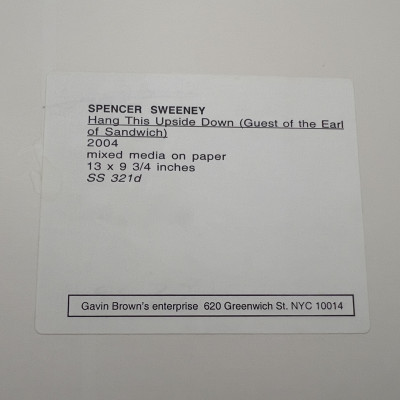 Spencer Sweeney - Hang this Upside Down