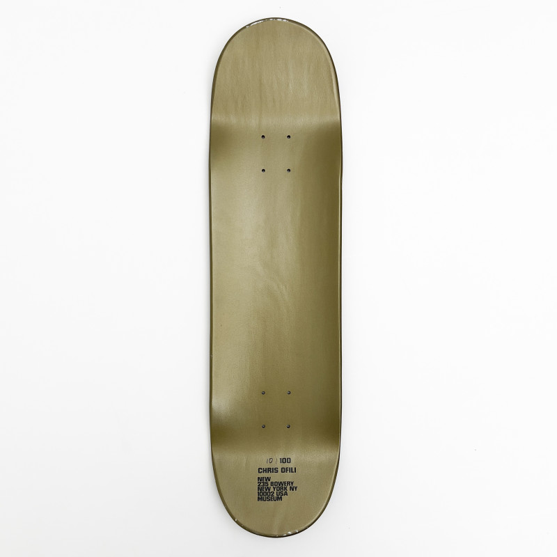 Chris Ofili - Untitled ( skateboard)