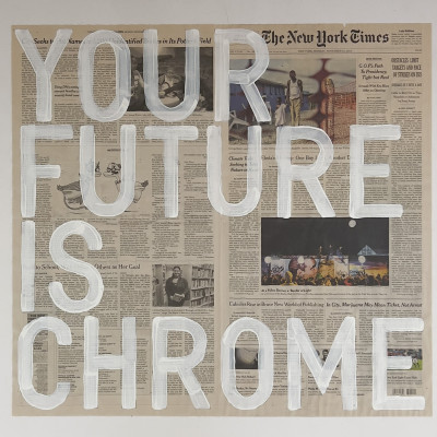 Image for Lot Rirkrit Tiravanija - Untitled (Your Future is Chrome)