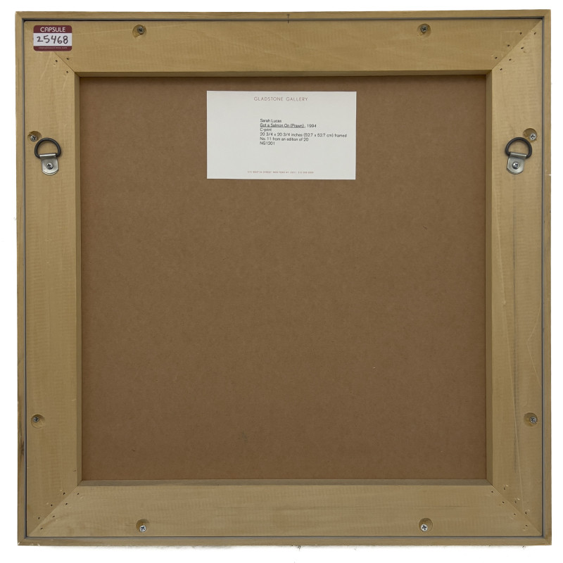 Sarah Lucas - Got a Salmon On (Prawn)