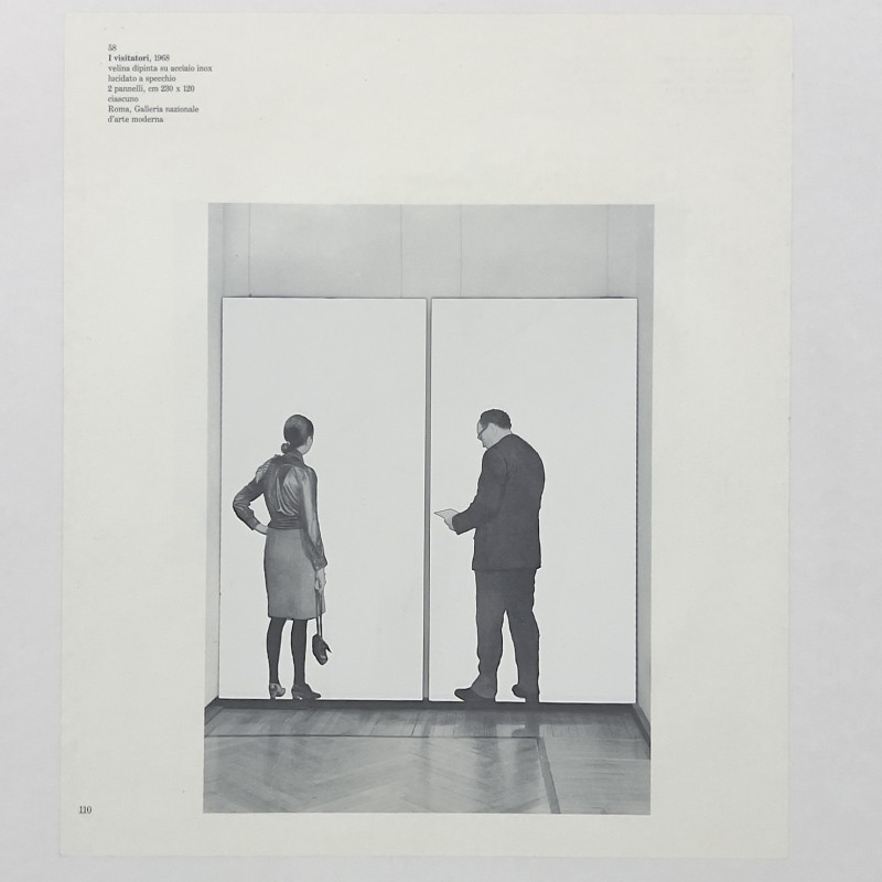 Michaelangelo Pistoletto - Small-scale version of I visitatori, 1968