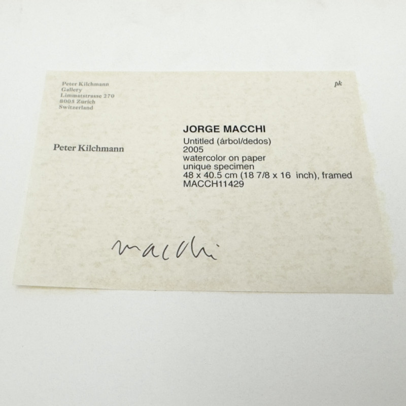 Jorge Macchi - Untitled (árbol/dedos)