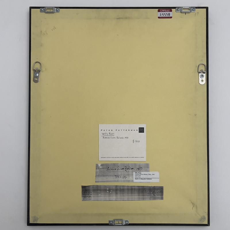 Willy Ronis - Avenue Simon Bolivar, Paris