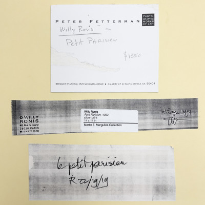 Willy Ronis - Petit Parisien