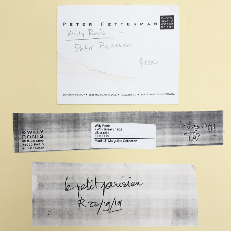 Willy Ronis - Petit Parisien