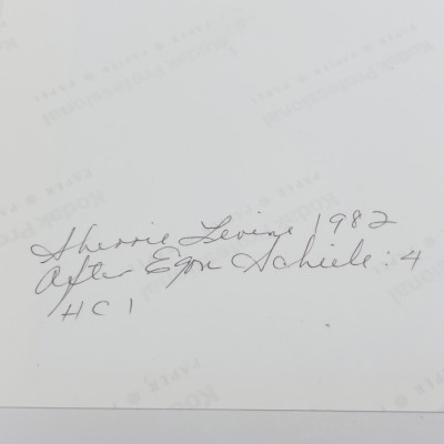 Sherrie Levine - after Egon Schiele: 4