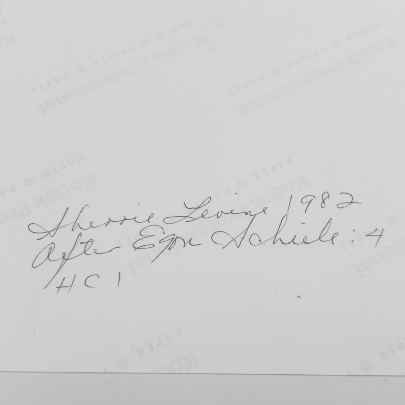 Sherrie Levine - after Egon Schiele: 4