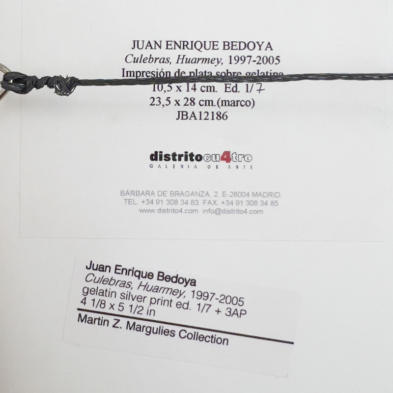 Juan Enrique Bedoya - Culebras, Huarmey