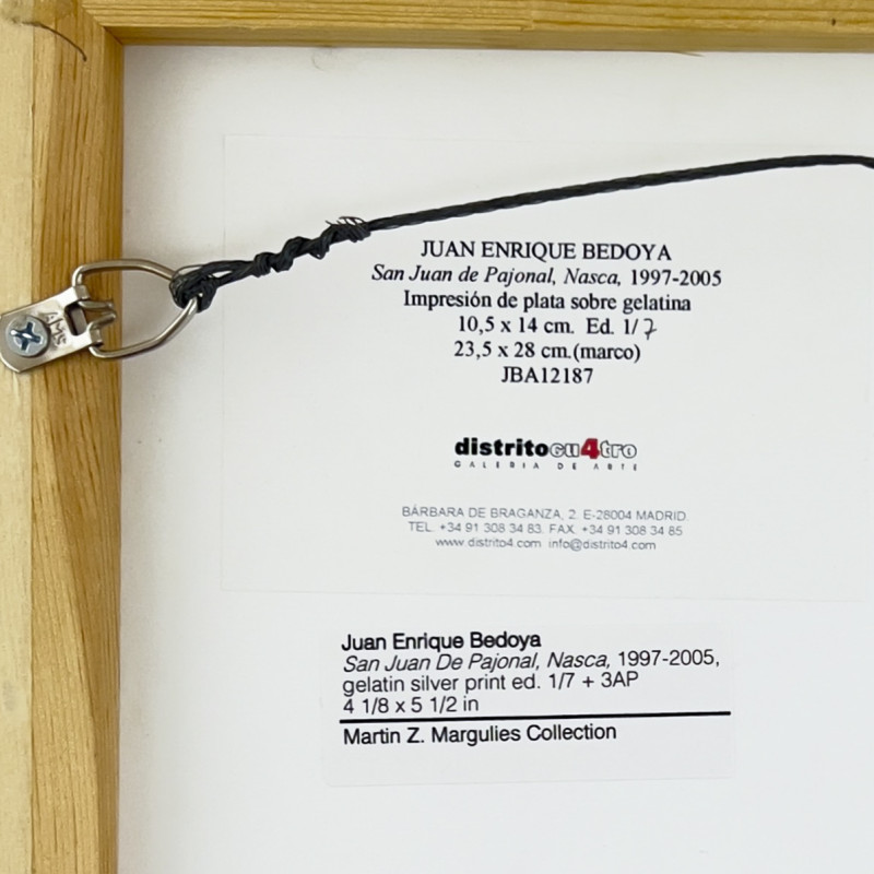 Juan Enrique Bedoya - San Juan de Pajonal, Nasca