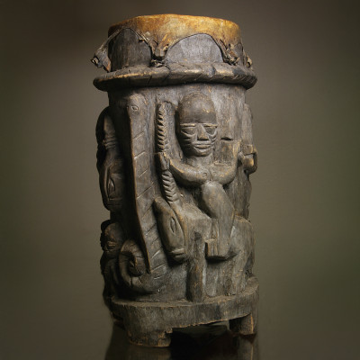 Image for Lot Yoruba, Nigeria Drum