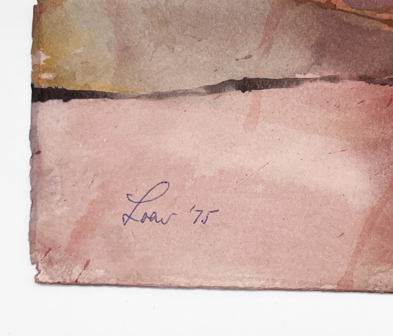 Michael Loew - Untitled (Abstract Red Composition)