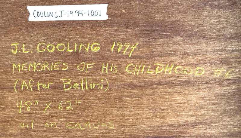 Janet Cooling - Memories of His Childhood (After Bellini)