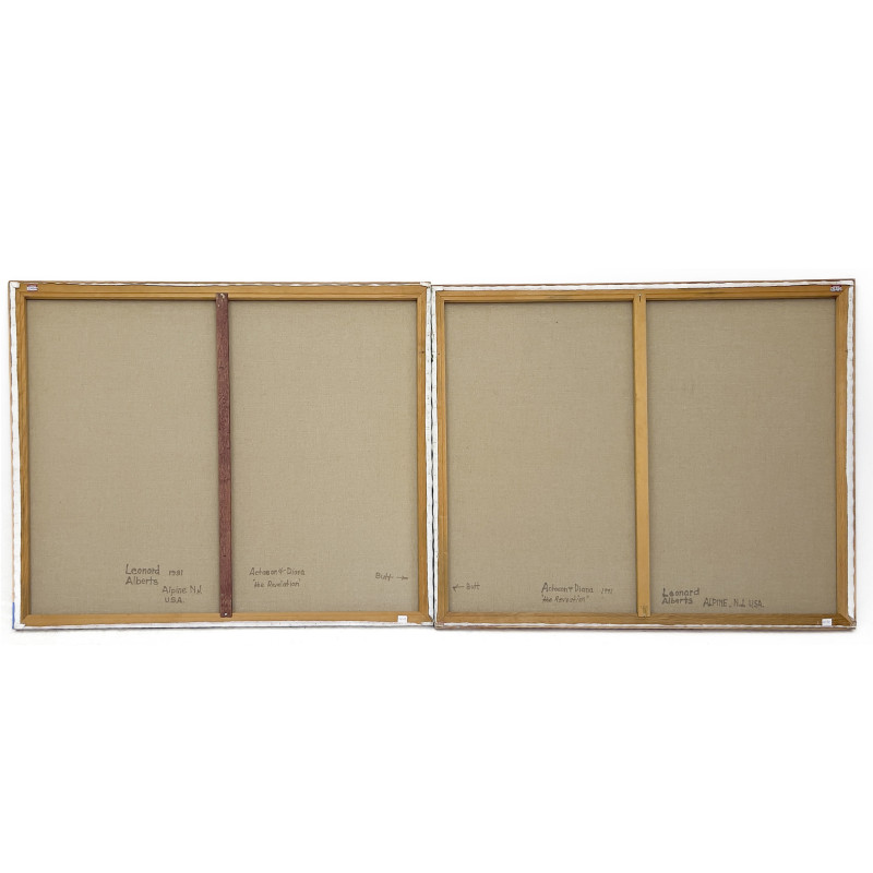 Leonard Alberts - Actaeon and Diana the Revelation Diptych