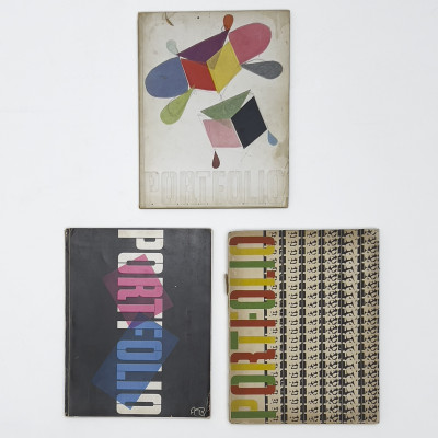 Image for Lot Alexey Brodovitch - Portfolio: A Magazine for the Graphic Arts, Group of 3