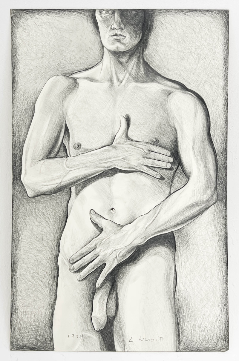 Lowell Nesbitt - Untitled (Male Nude)