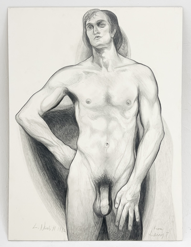 Lowell Nesbitt - Untitled (Male Nude)