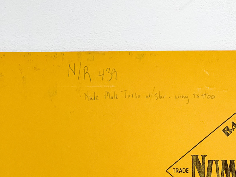 Lowell Nesbitt - Nude Male Torso with Star Wing Tattoo