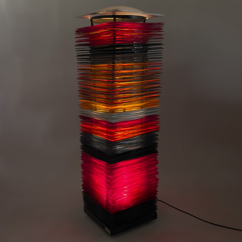 Ugo La Pietra - Catasta Floor Lamp for Superego