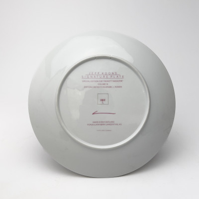 Jeff Koons - Signature Plate