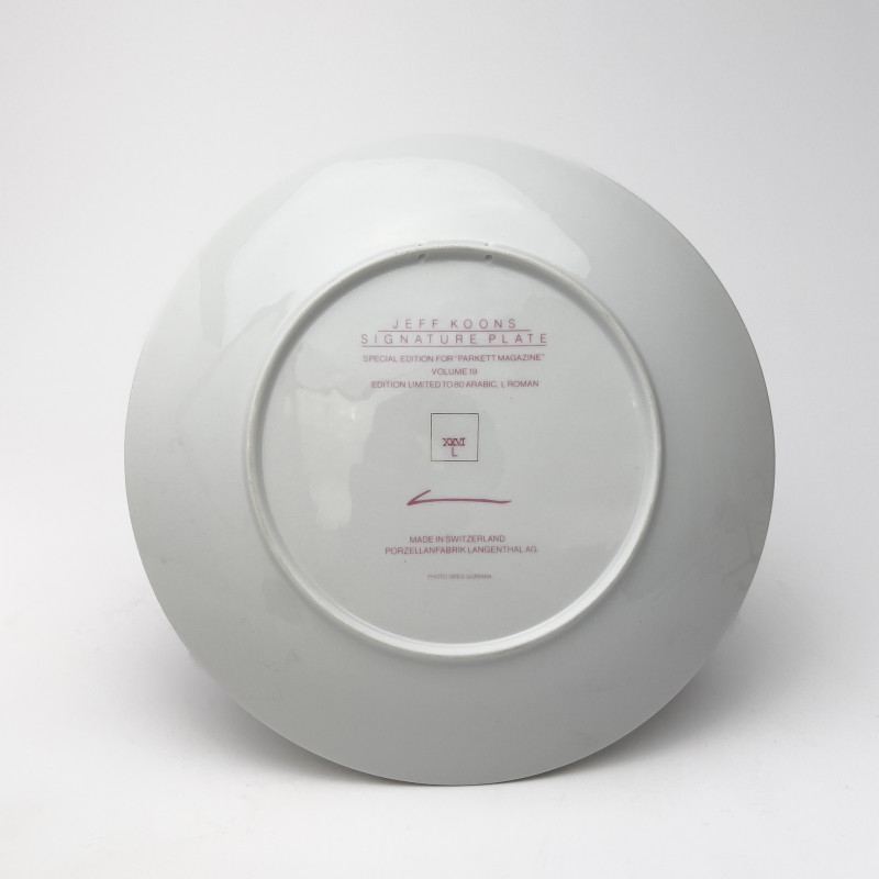 Jeff Koons - Signature Plate