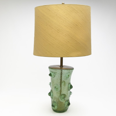 Image for Lot Barovier & Toso - Aventurine Murano Glass Table Lamp