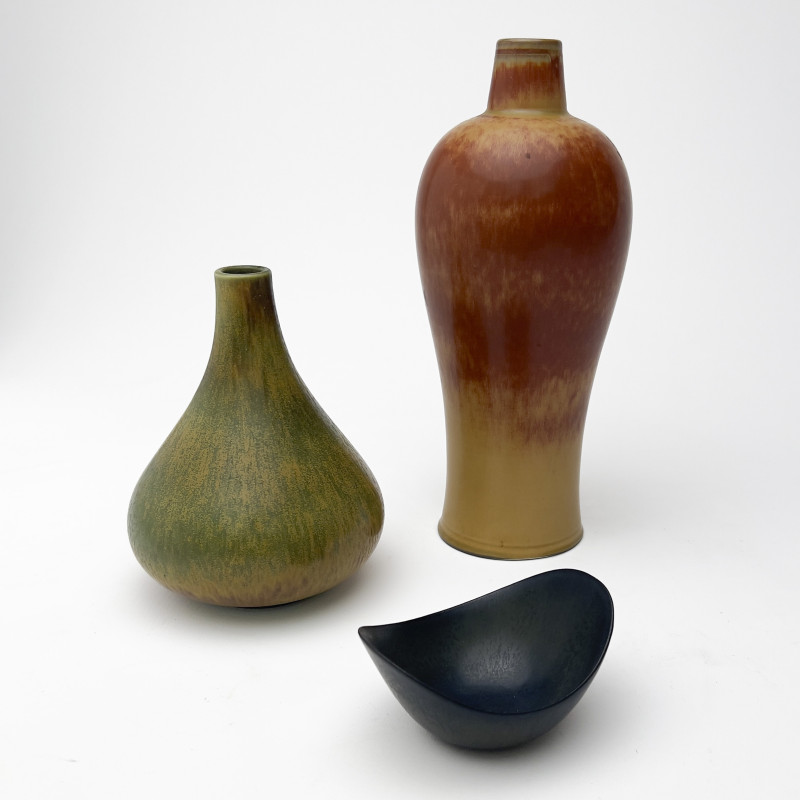 Gunnar Nylund - for Rörstand, Aro Bowl and 2 Vases