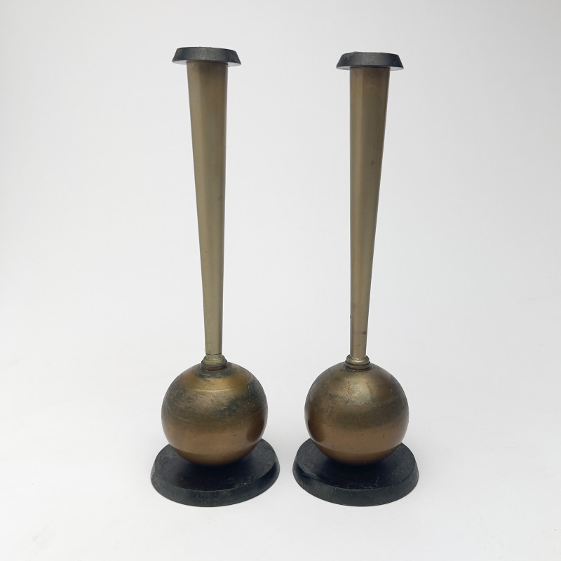Pair of Art Deco Candlesticks