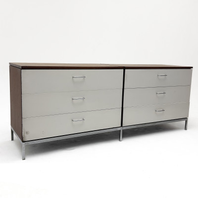 Image for Lot Florence Knoll - Six Drawer Double Dresser for Knoll