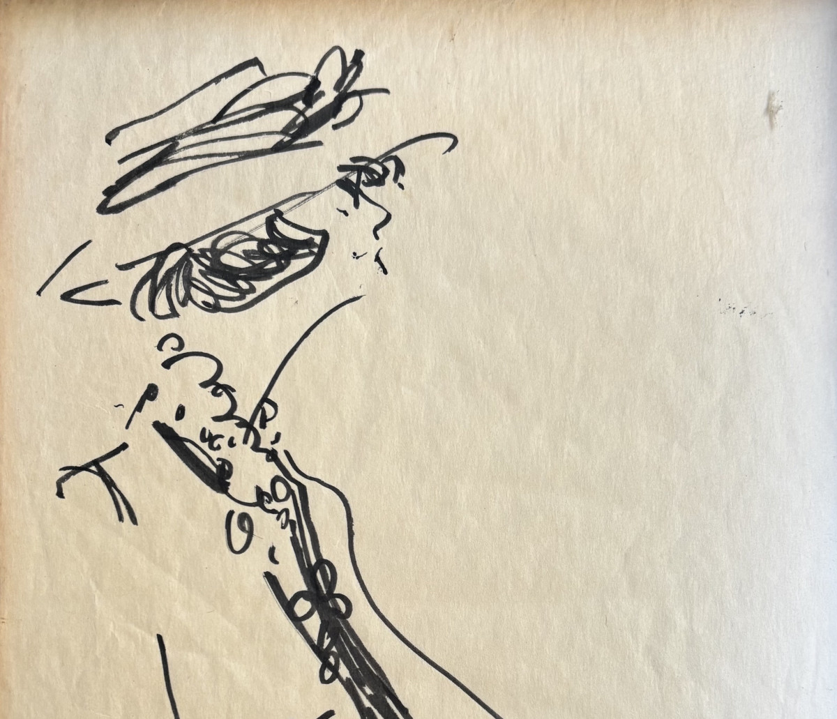 Joe Eula, Coco Chanel (detail)