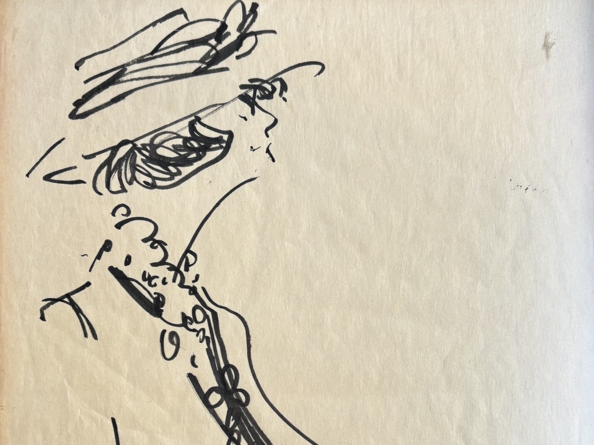 Joe Eula, Coco Chanel (detail)