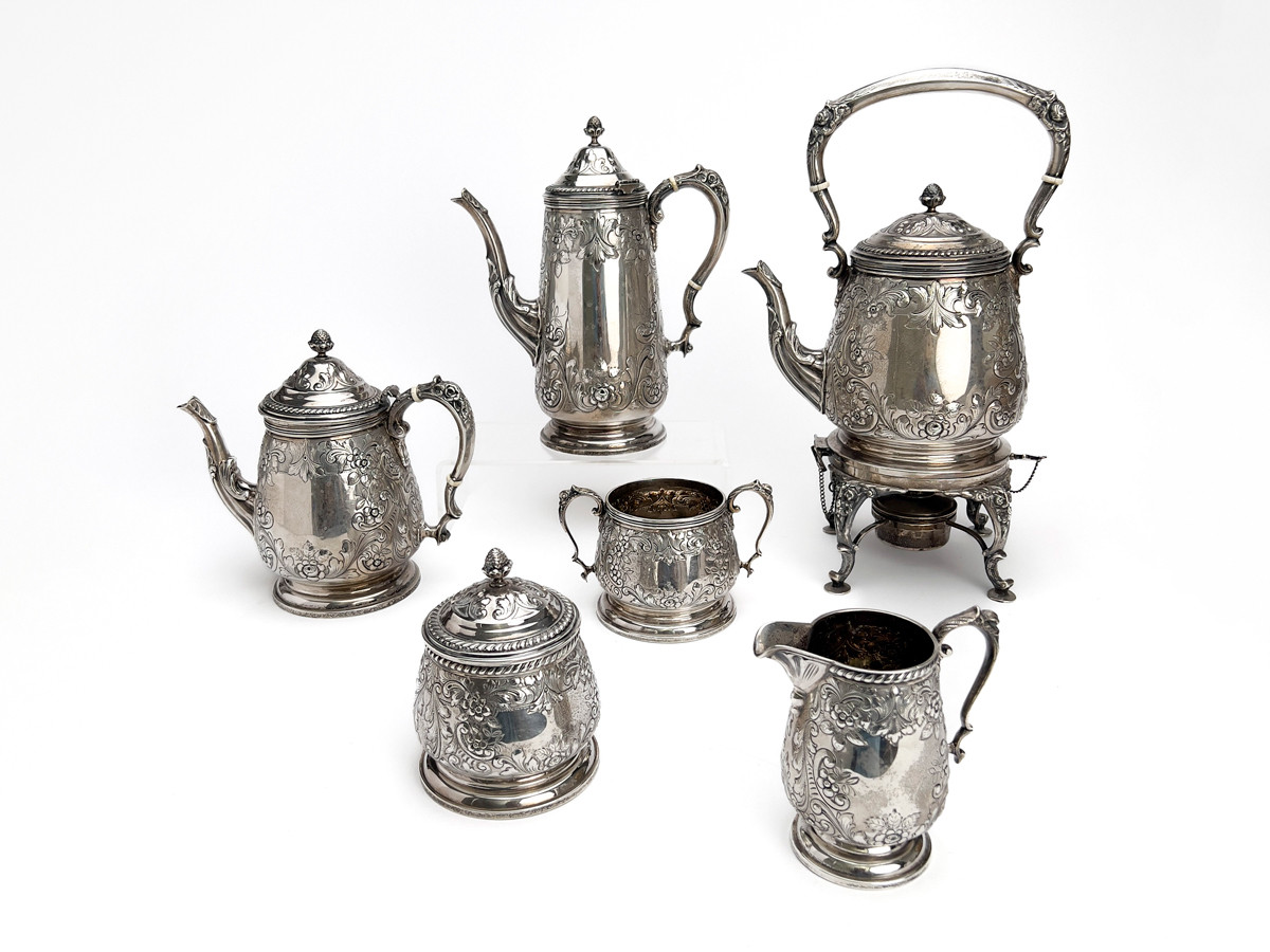 Durham Silver coffee and tea service (circa 1955)