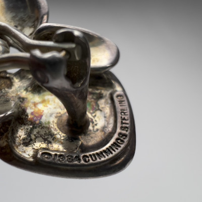 Angela Cummings - Two Pairs of Silver Orchid Earrings