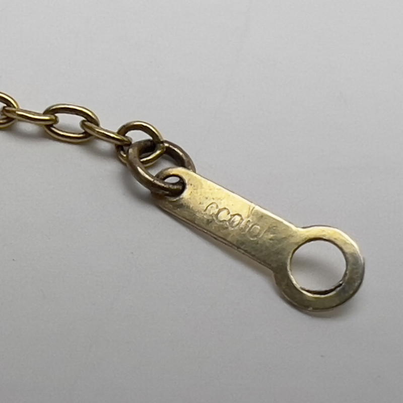 Gold, Peridot, and Pearl Lavalier Necklace