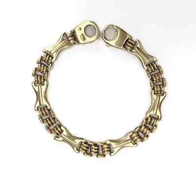 Image for Lot Gold Italian Gate Link Bracelet