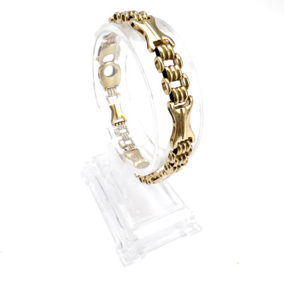 Gold Italian Gate Link Bracelet