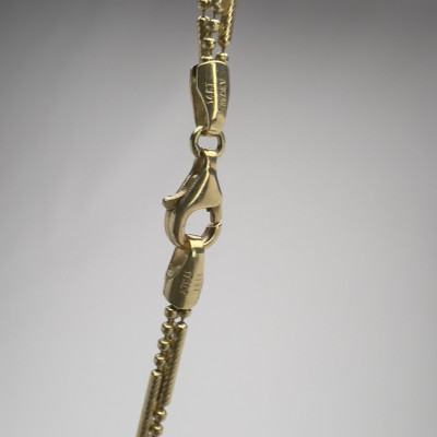 Gold Three Strand Necklace